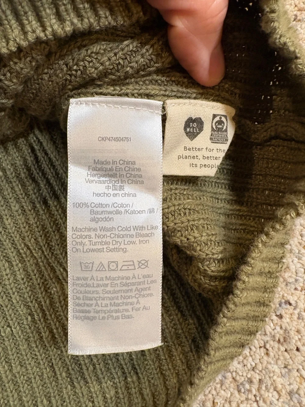 Olive Green V-Neck Button-Front Women's Sweater Cottagecore Fall Nature